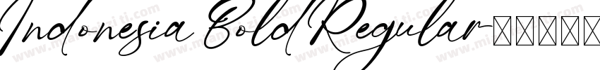 Indonesia Bold Regular字体转换